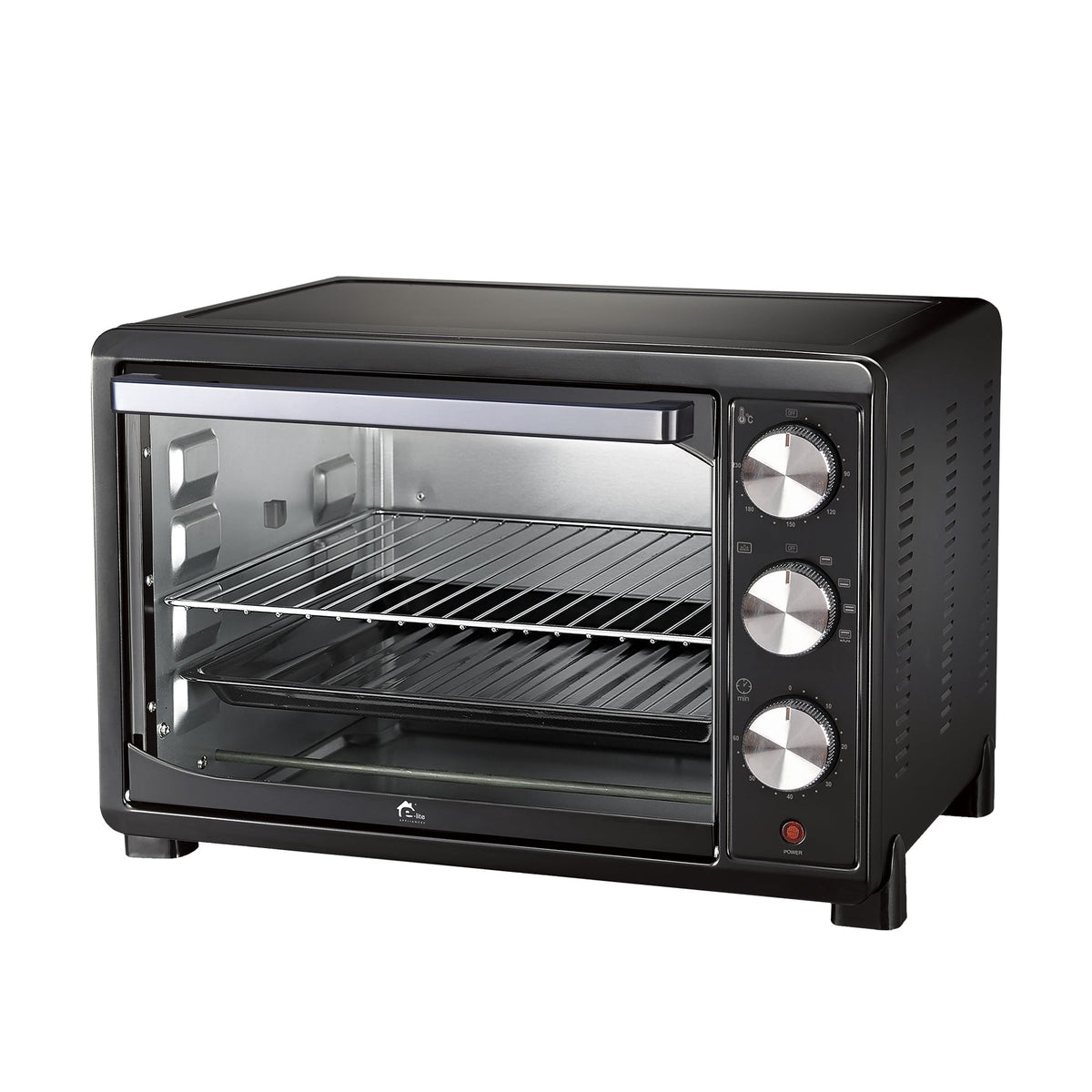 E-lite Oven Toaster ETO-321R - 30 L - Black