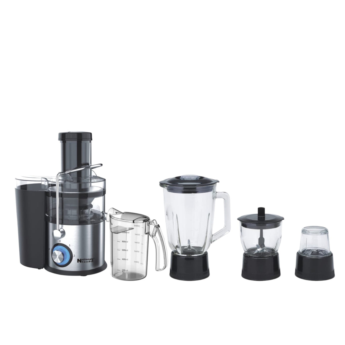 National Gold 4-in-1 Juicer Blender Grinder NG-786-2024