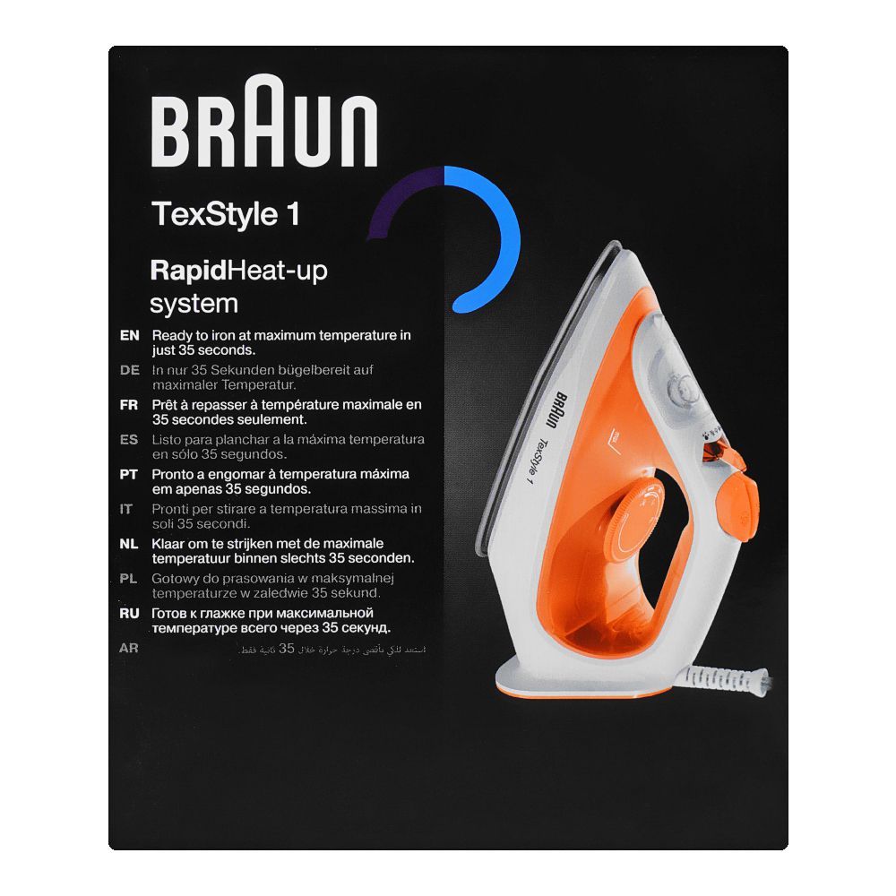 Braun TexStyle 1 Steam Iron SI 1009/1019