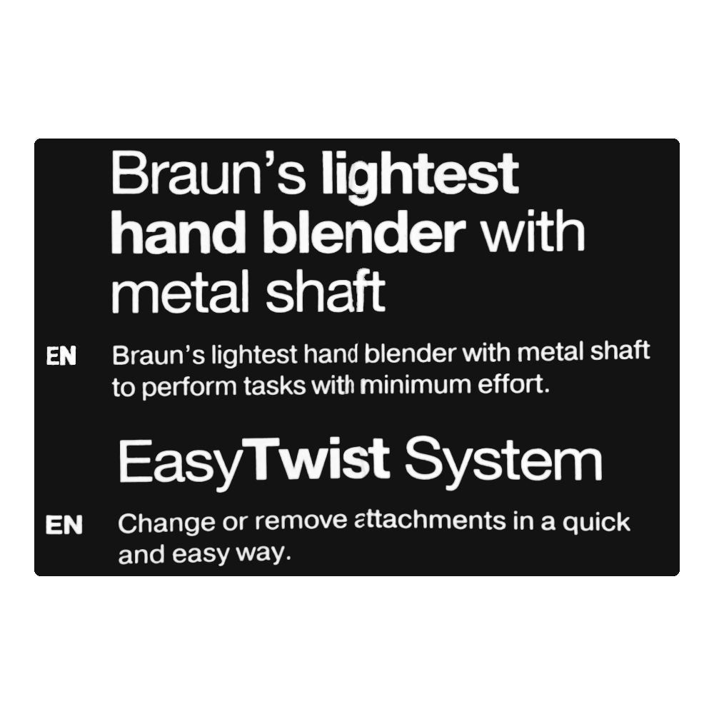 Braun Hand Blender MultiQuick 10.201M