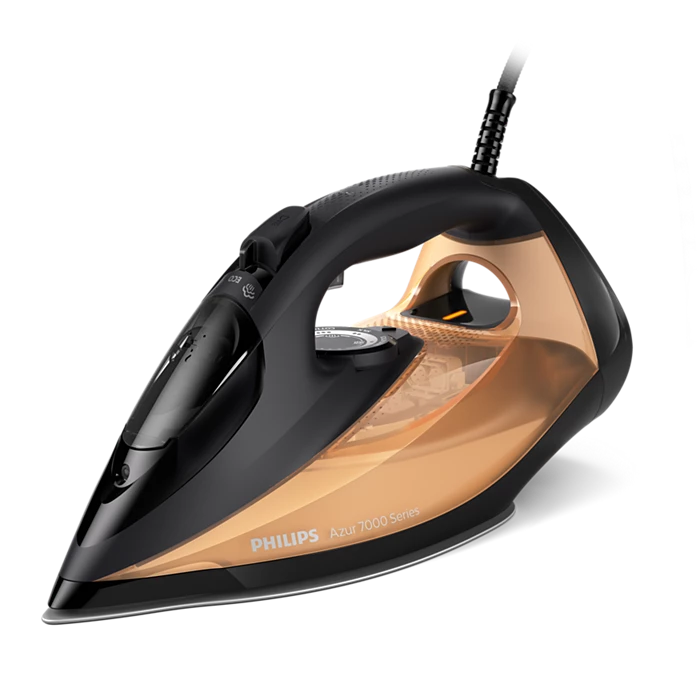 Philips 7000 Series HV Steam Iron Black/Gold DST7040/86