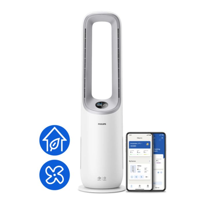 Philips 2-in-1 Air Purifier and Fan AMF765/35